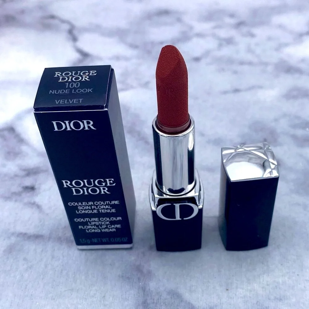 Dior Beauty Set-White Pouch,Foundation,Mascara,Lipstick,Primer-8pc-BOXED-NEW